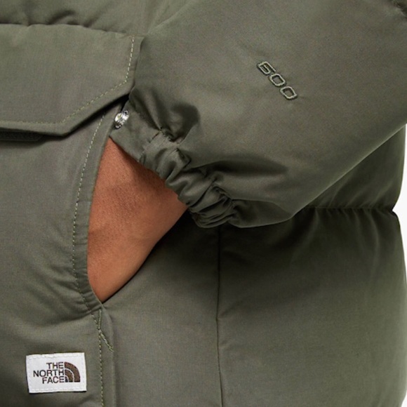 The North Face Sierra Down Parka Taupe Green NWT - Picture 3 of 16